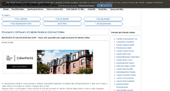 Desktop Screenshot of calcolaonline.com